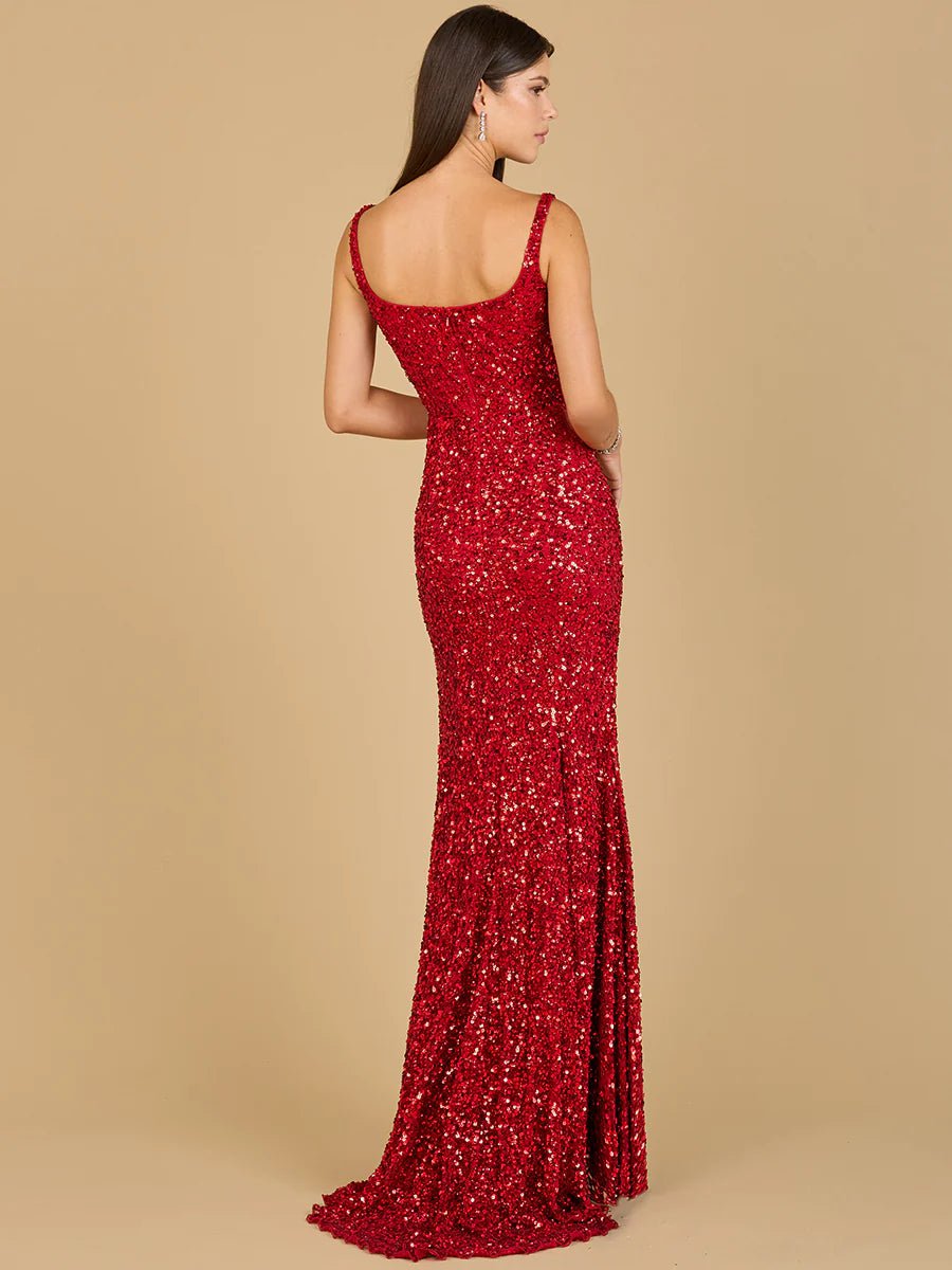 Lara Design Dress LARA 29285 - SWEETHEART NECKLINE, BEADED GOWN WITH SLIT