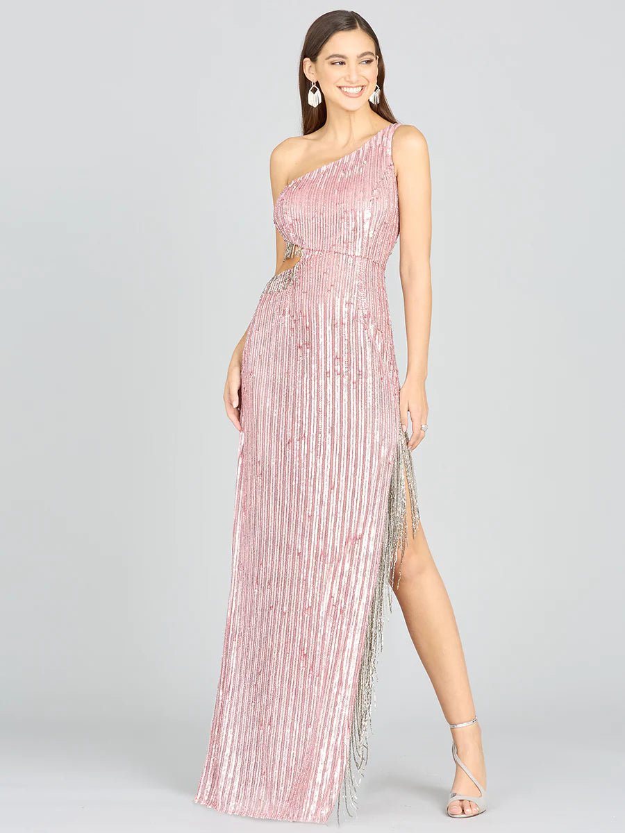 Lara Design Dress LARA 9978 - WENDY BEADED FRINGE GOWN