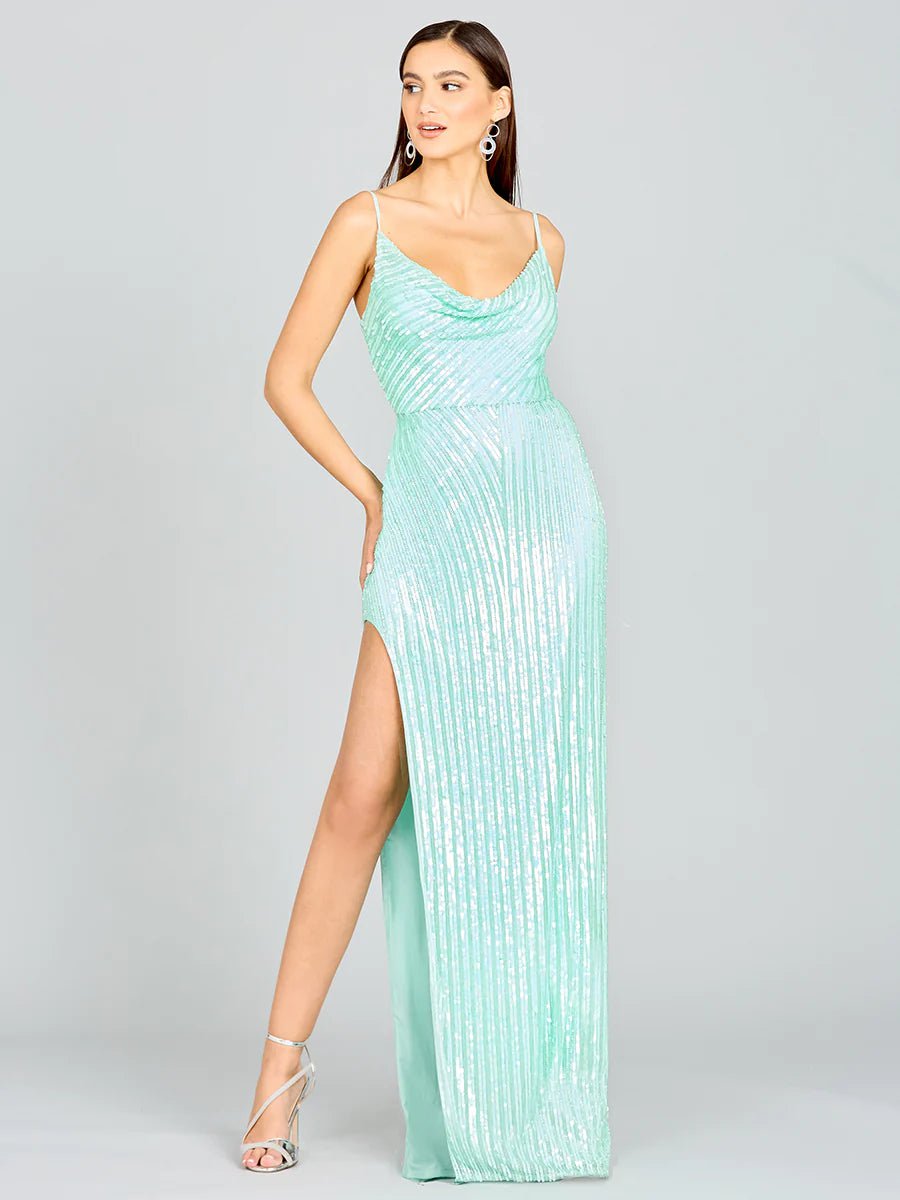 Lara 9984 Tiffany Sequin Dress 6 / Black