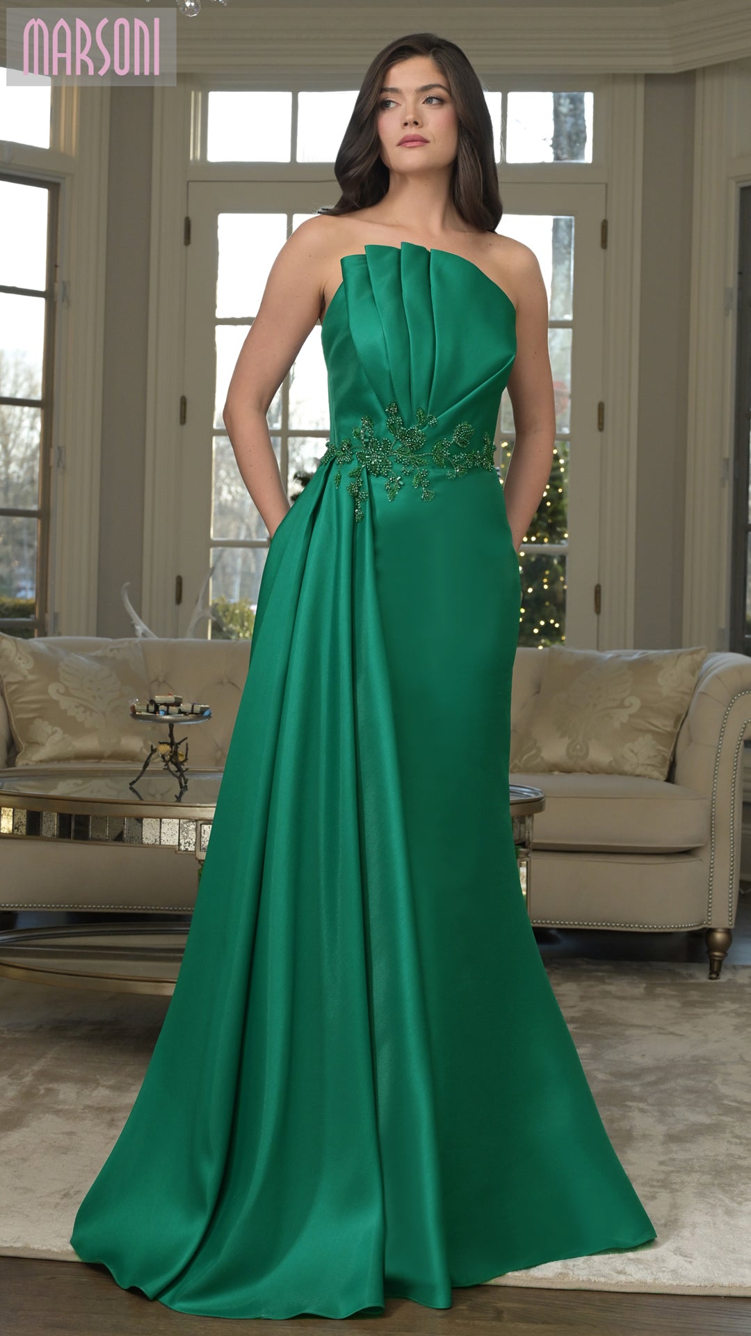 Marsoni MV1356 Dress 8 / Emerald