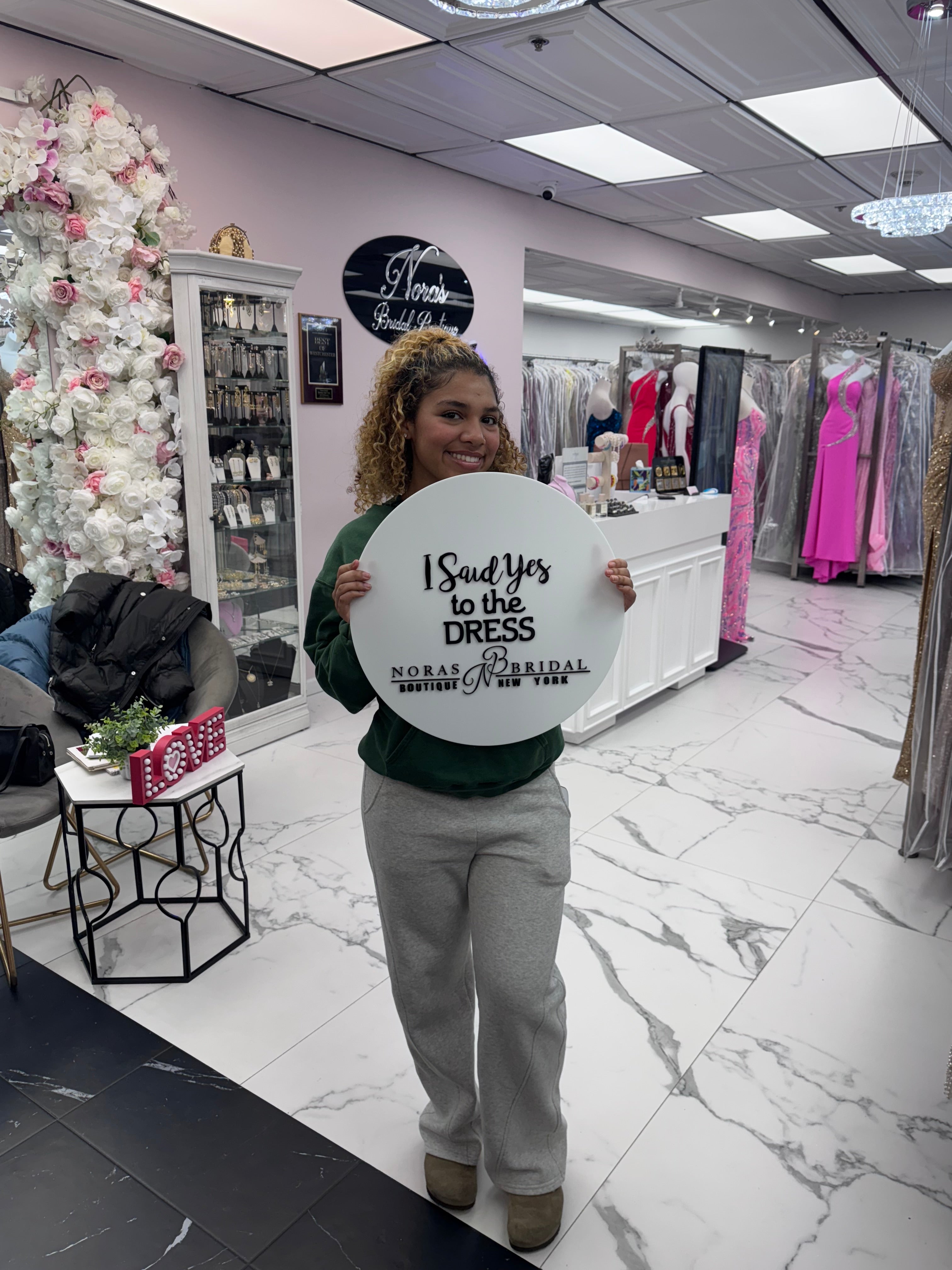 NorasBridalBoutiqueNY One Hour One on One Styling Appointment Booking Exclusive with Nora the Owner
