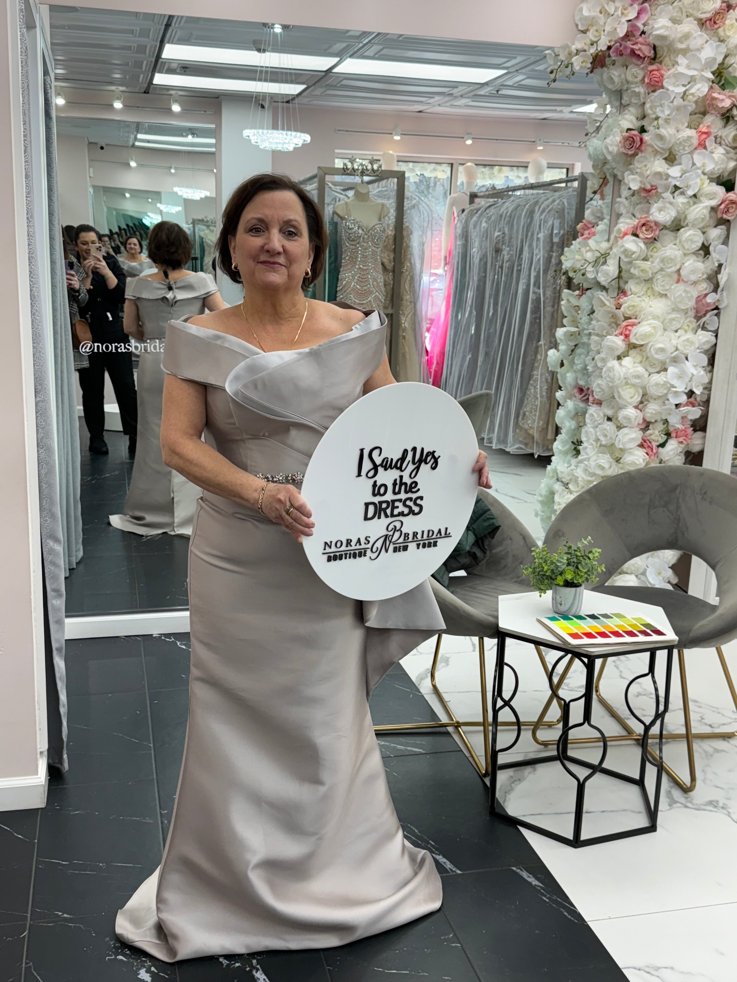 NorasBridalBoutiqueNY One Hour One on One Styling Appointment Booking Exclusive with Nora the Owner