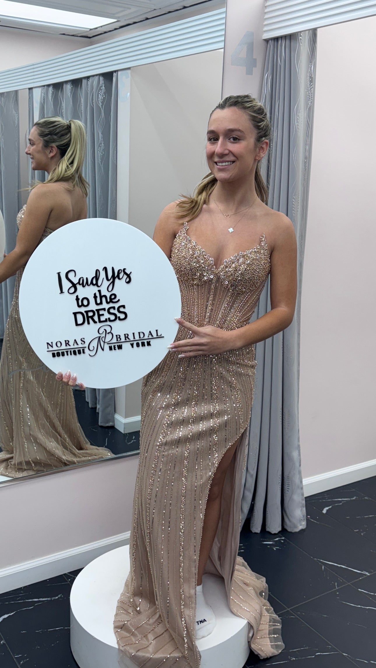 NorasBridalBoutiqueNY One Hour One on One Styling Appointment Booking Exclusive with Nora the Owner