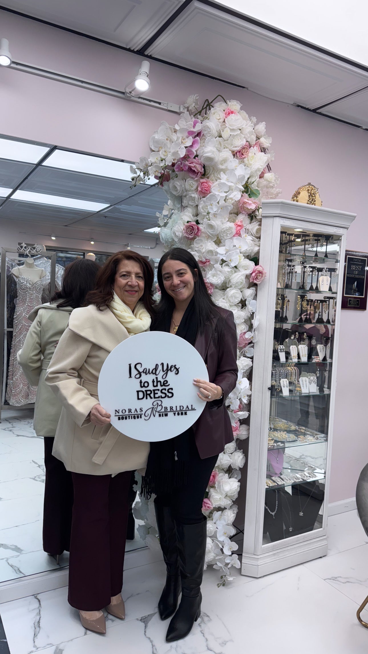 NorasBridalBoutiqueNY One Hour One on One Styling Appointment Booking Exclusive with Nora the Owner