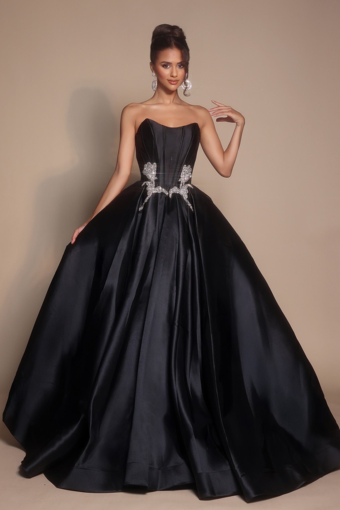 portia and scarlett black dress Portia And Scarlett PS26315E Evening Gown