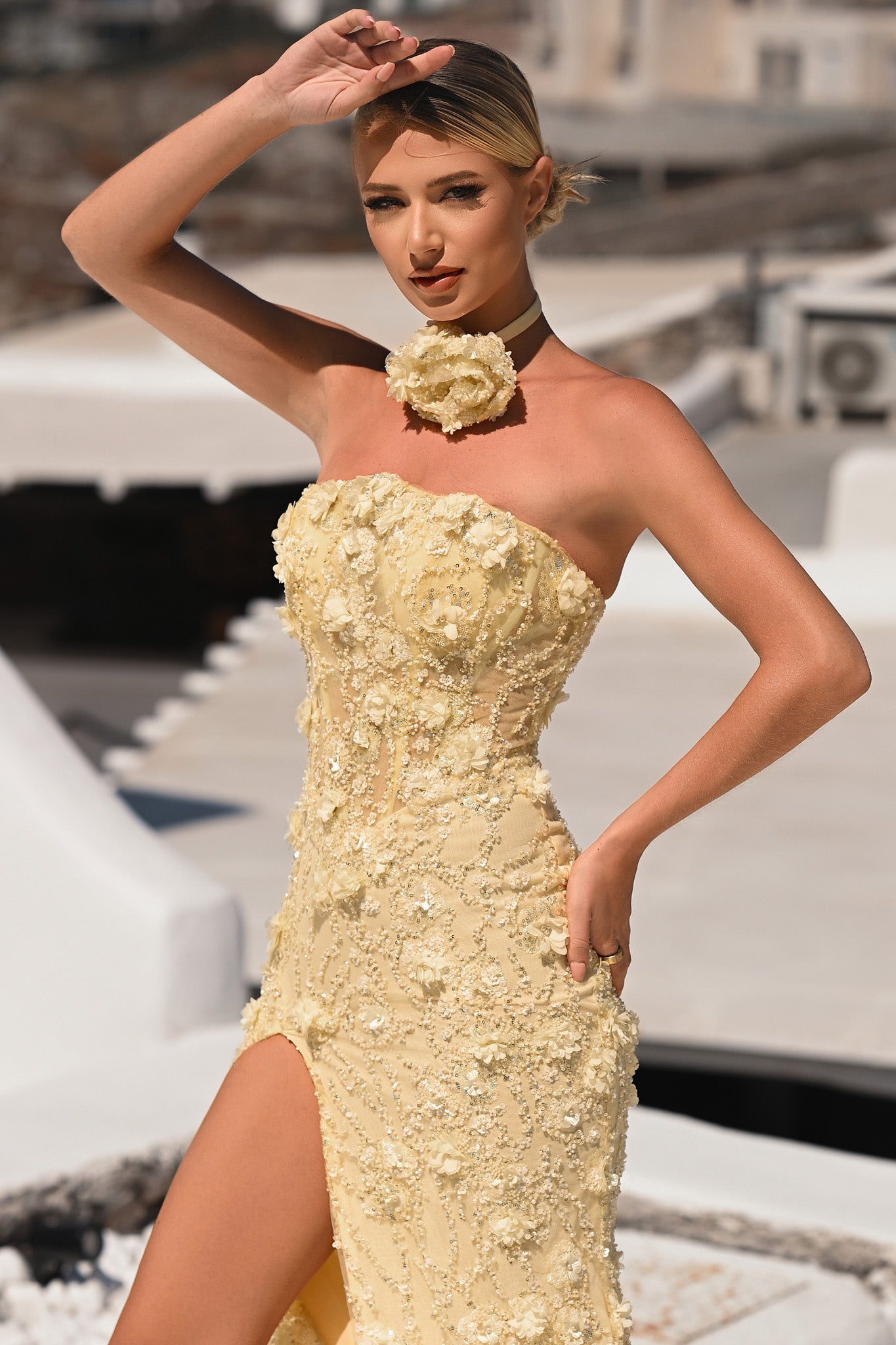 Portia & Scarlett Portia and Scarlett Prom Dresses 2026 Yellow / 0 Portia And Scarlett PS26011 Prom Dress