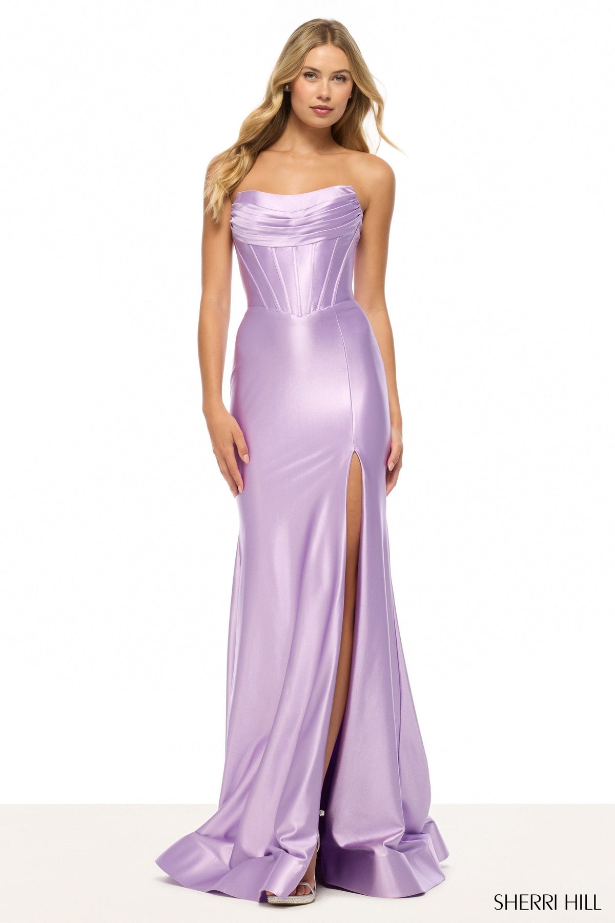 Sherri Hill Prom Dress Lilac / 000 Sherri Hill 57412
