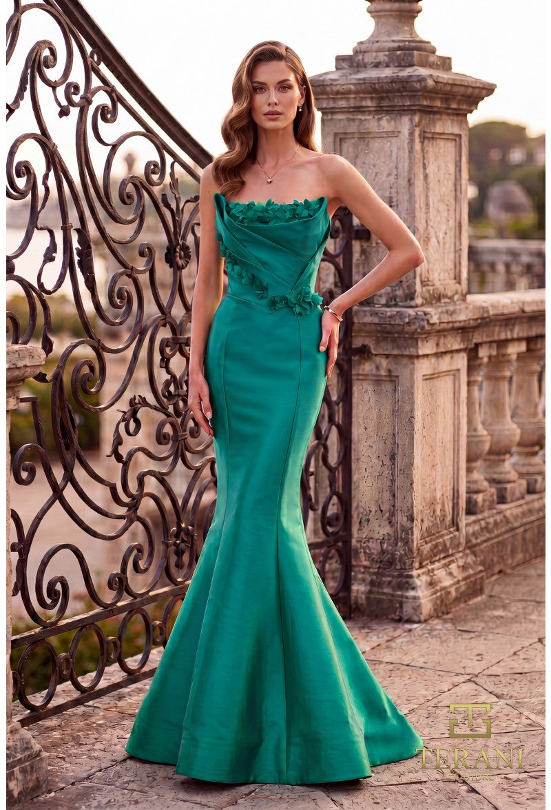 Terani Couture Evening Gown Emerald / 0 Terani Couture 262E7072
