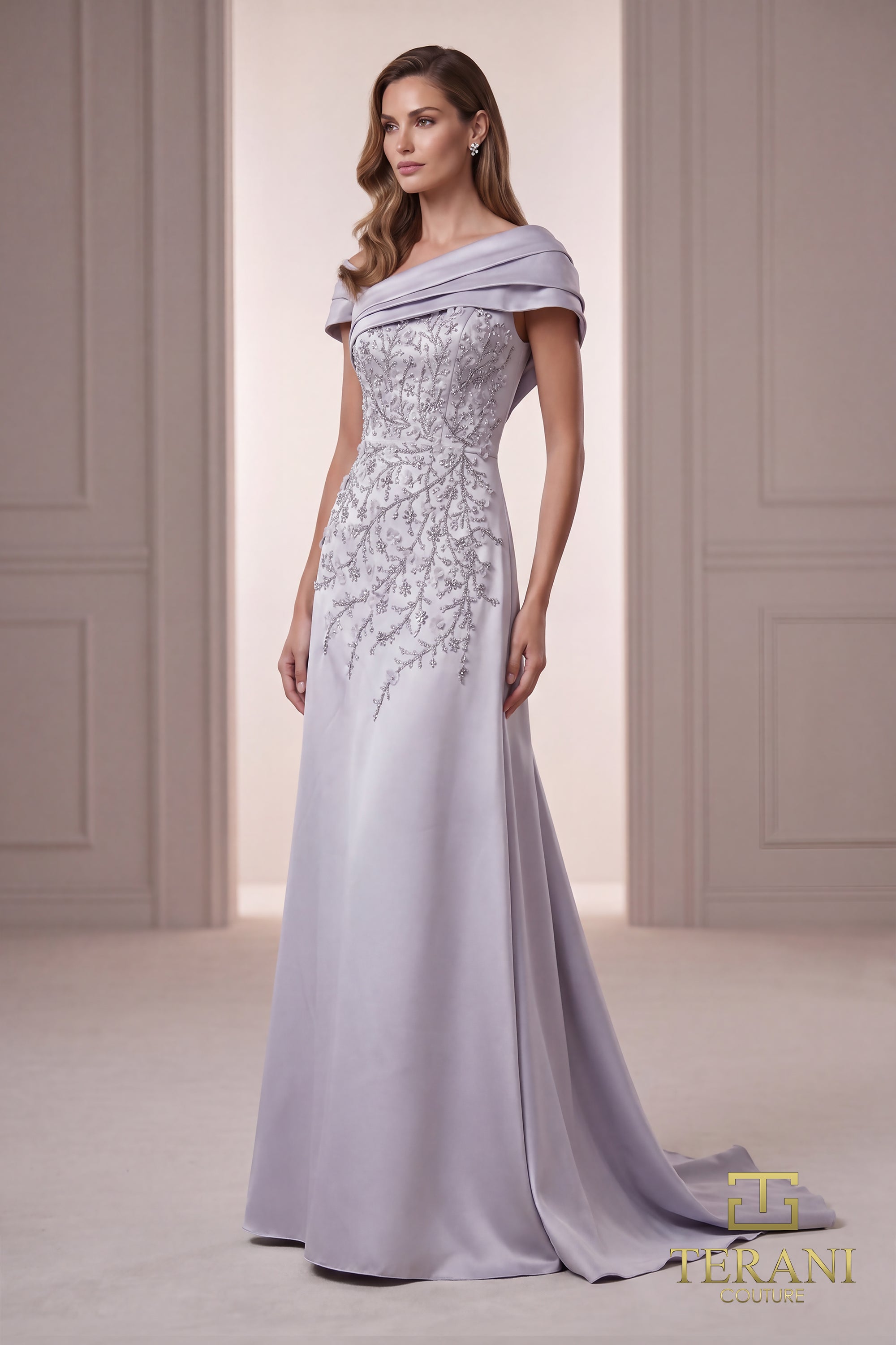 Terani Couture Mother of the Bride Dress Terani Couture 262M7258 Long Mother of the Bride Dress