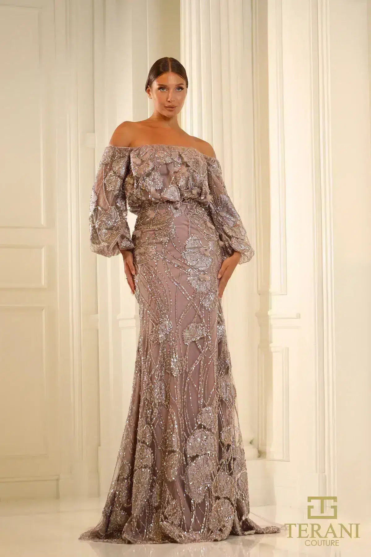 Terani Couture 251M4414 dress 12 / Mauve