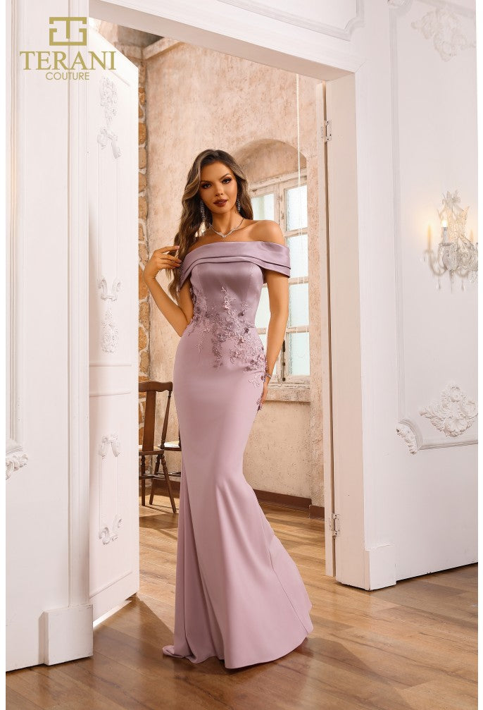 Terani Couture 251M4443 evening dress 12 / Rose Mauve