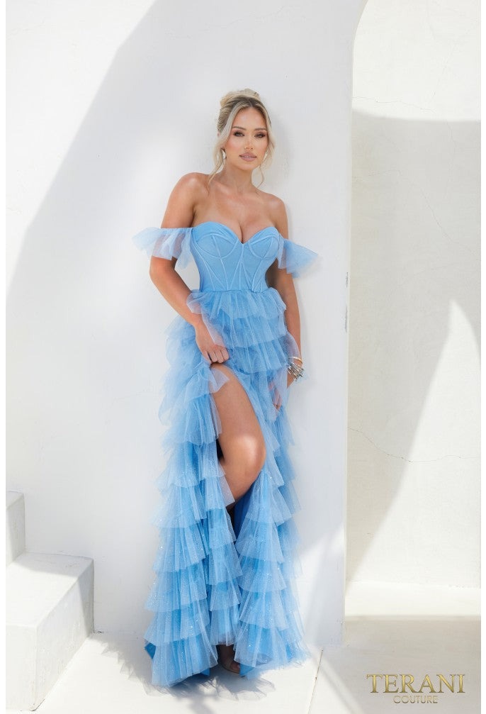 terani couture Prom Dress 0 / BLACK Terani Couture 241P2211 prom dress