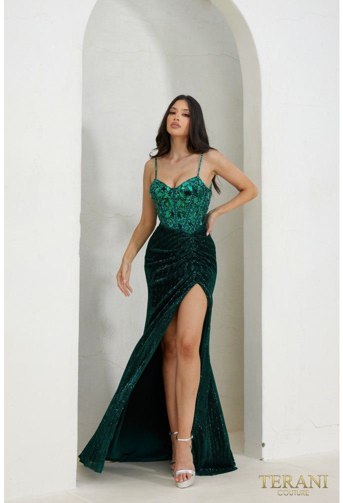 terani couture Prom Dress Terani Couture 241P2119 prom dress