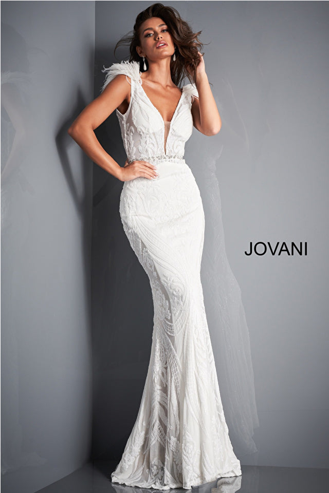 Jovani Evening Dress Jovani 3180 Sequin Fitted Evening Dress