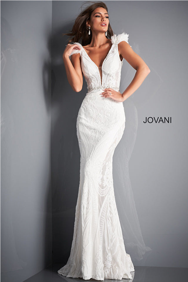 Jovani Evening Dress Jovani 3180 Sequin Fitted Evening Dress