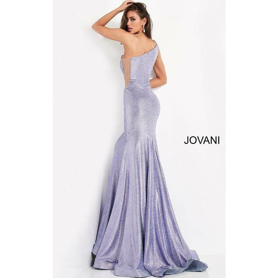 Jovani Prom Dress Jovani Iris One Shoulder Fitted Prom Dress 06367