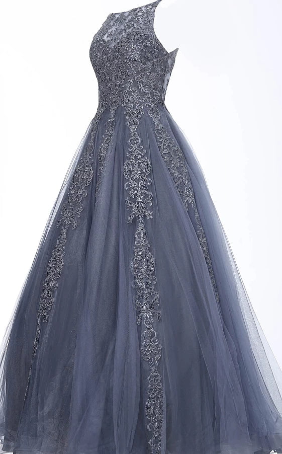 JVN by Jovani Prom Dress JVN59046 Burgundy Embellished Sleeveless Tulle Prom Ballgown
