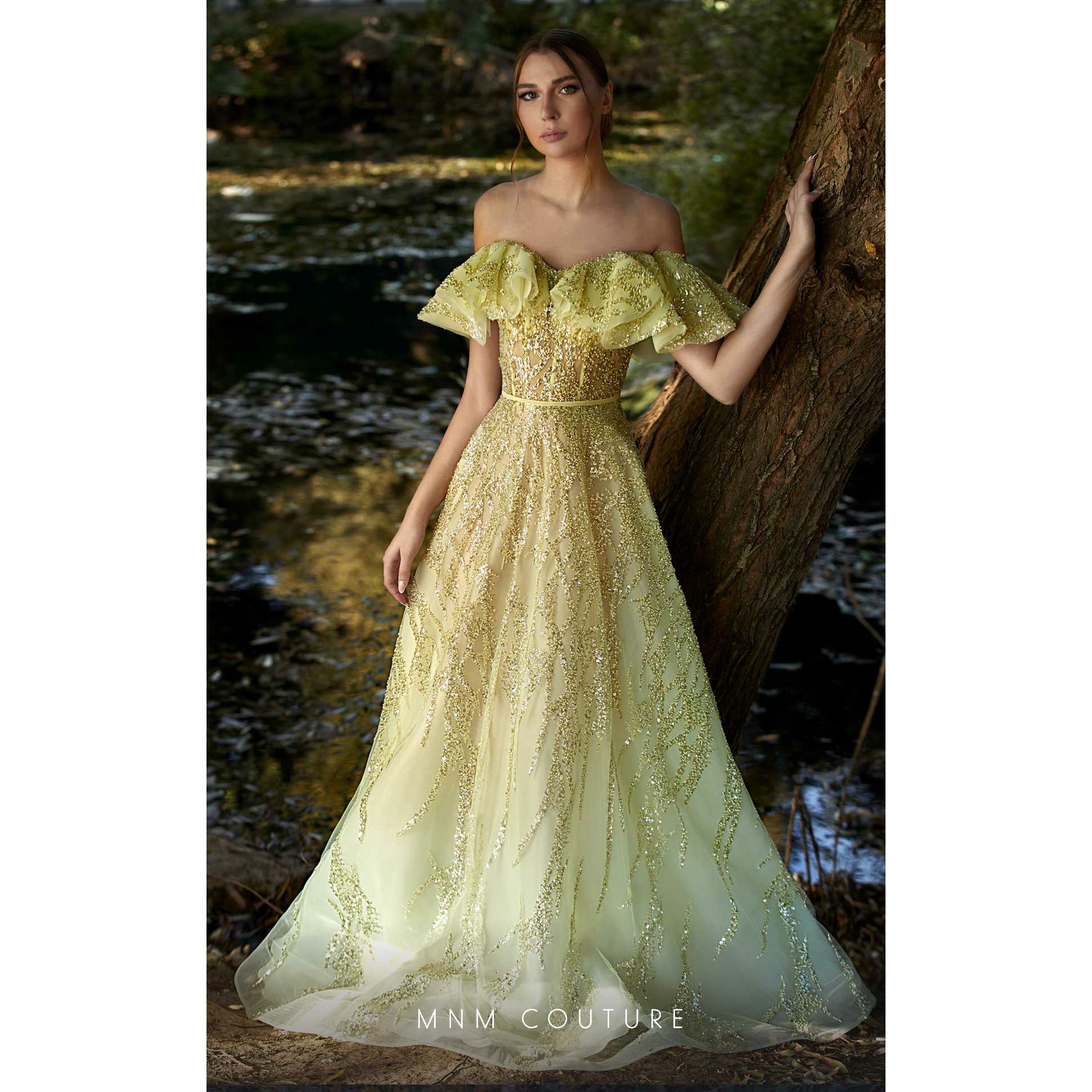 Mnm Couture Plus Size Dress Mnm Couture K3936