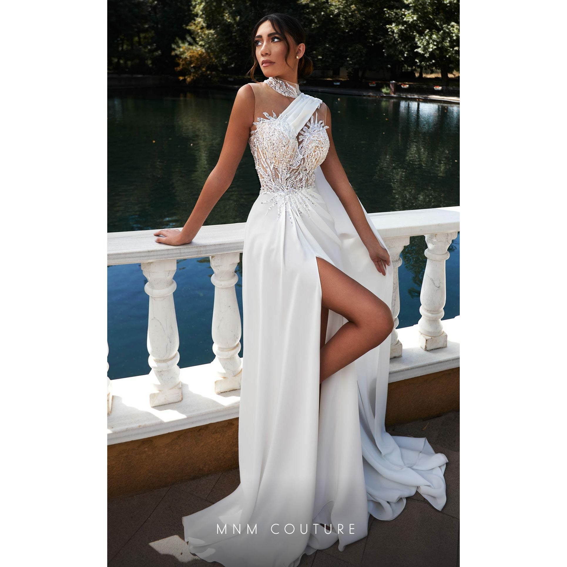 Mnm Couture Plus Size Dress Mnm Couture K3938
