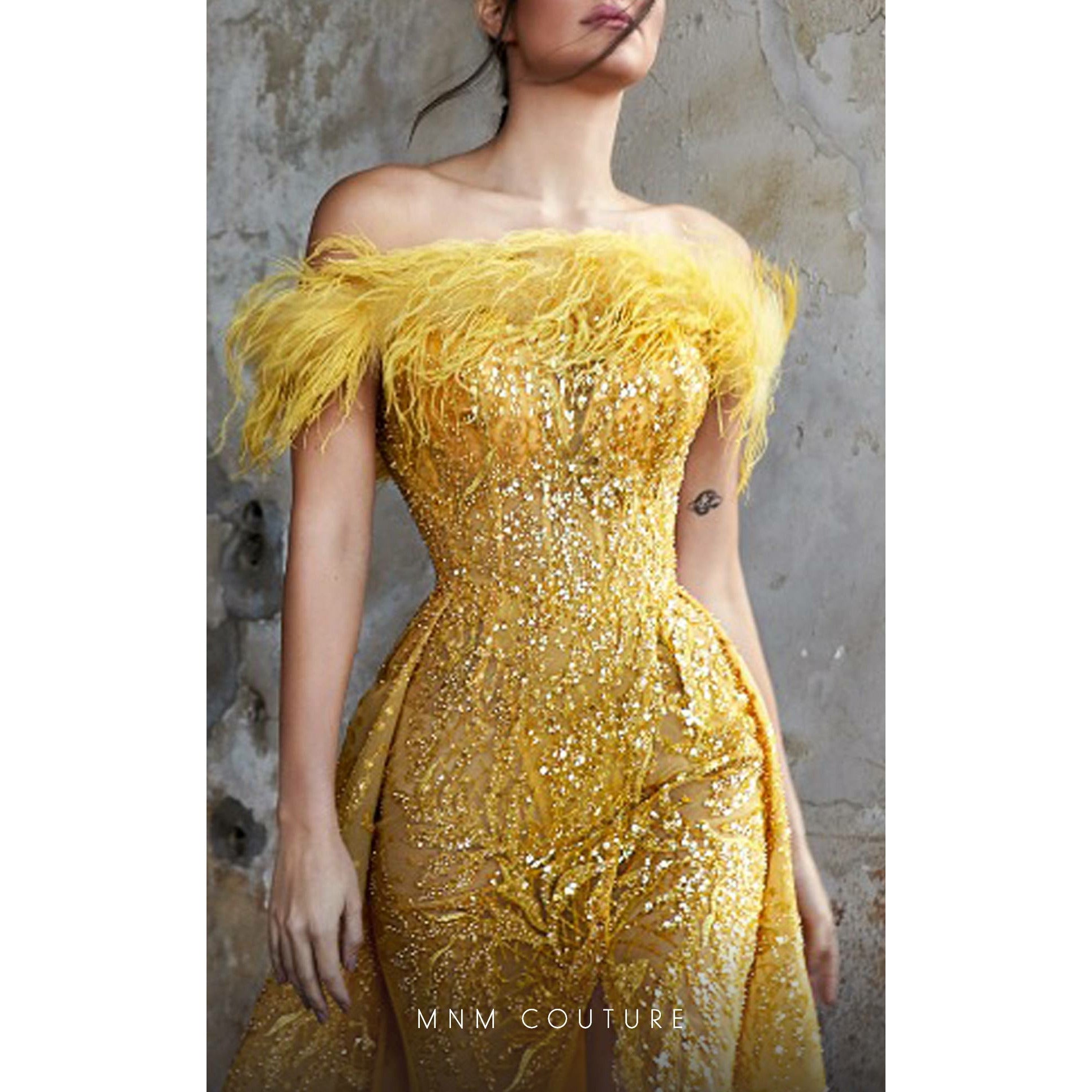 Mnm Couture Plus Size Dress Mnm Couture K3942