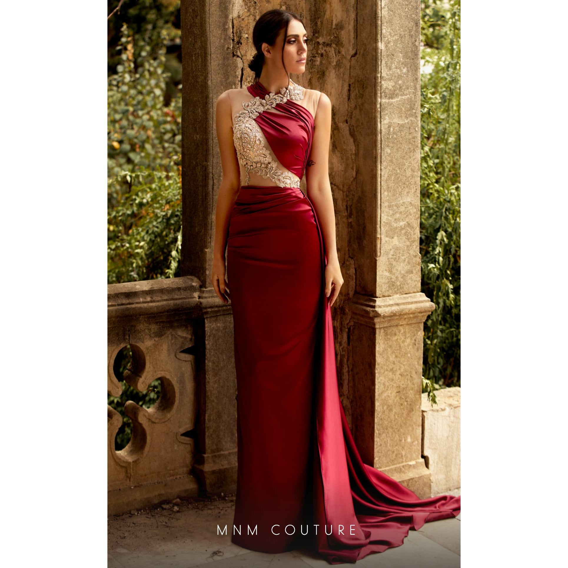Mnm Couture Plus Size Dress Mnm Couture K3946