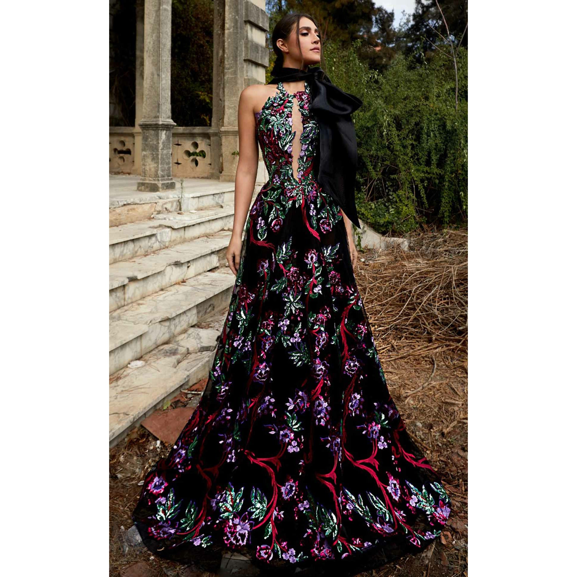 Mnm Couture Plus Size Dress Mnm Couture K3951