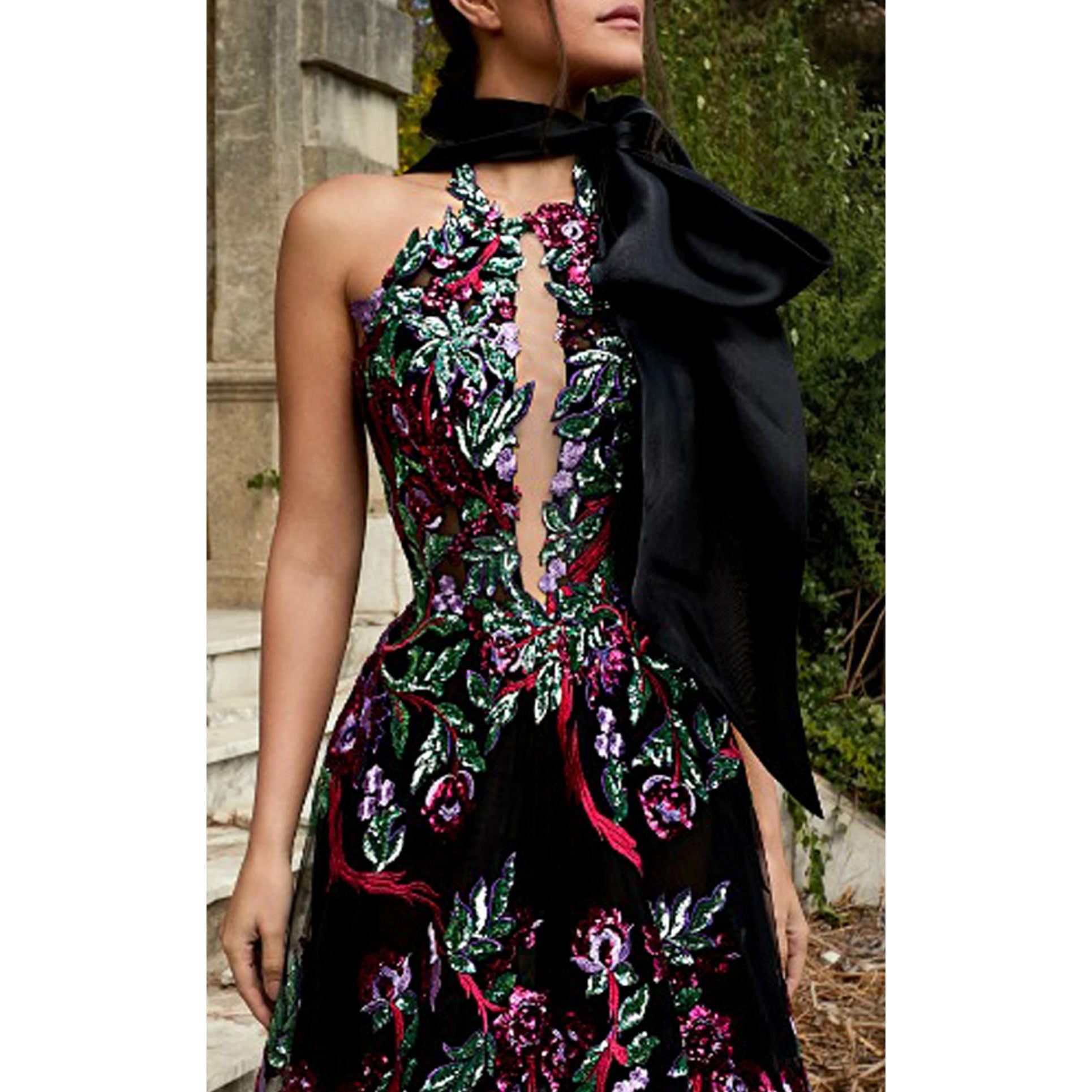 Mnm Couture Plus Size Dress Mnm Couture K3951