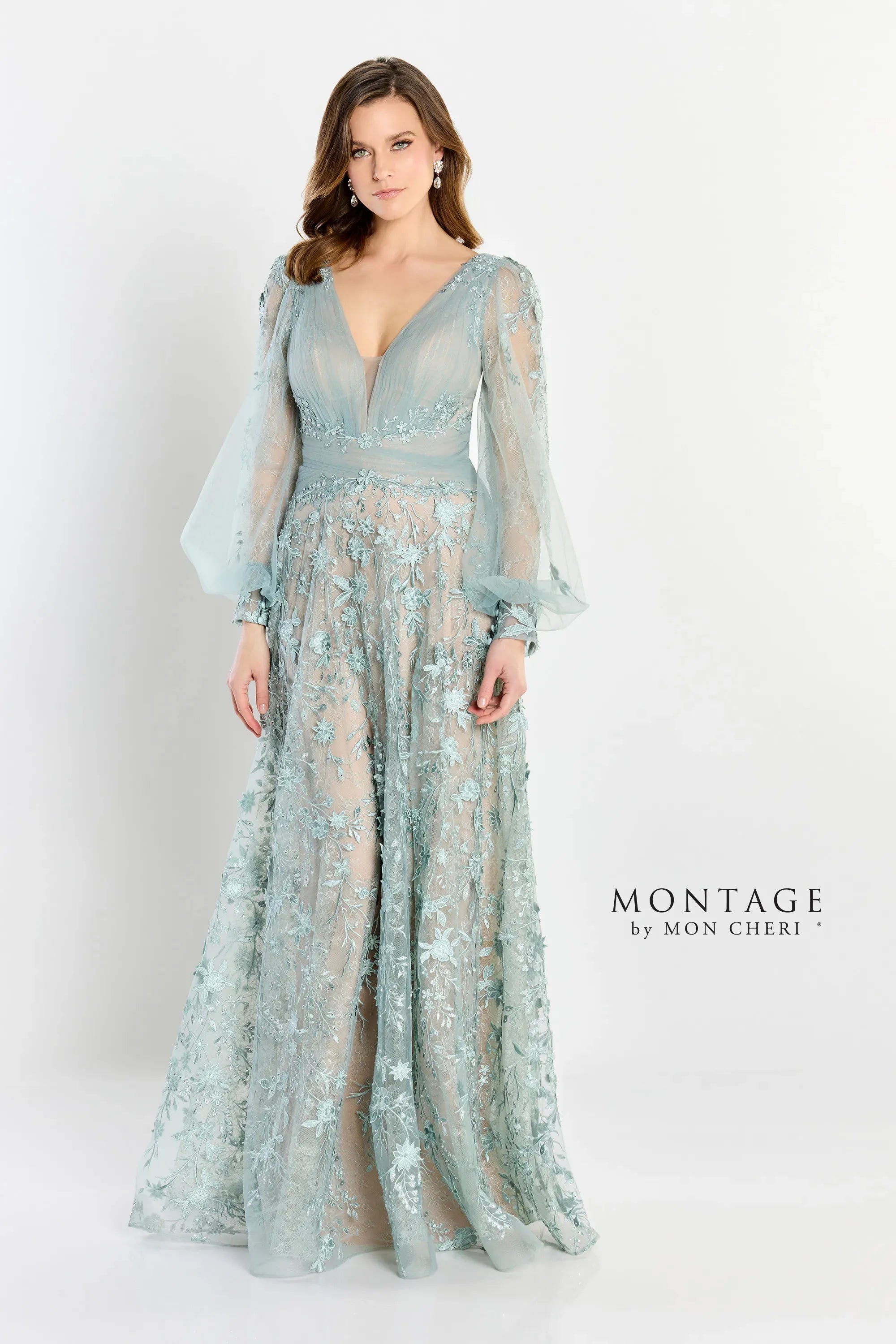Mon Cheri M2201 dress 10 / Sage