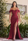 NoraCoutureNY Bridal Party Dresses Burgundy / 4 The Bora Gown