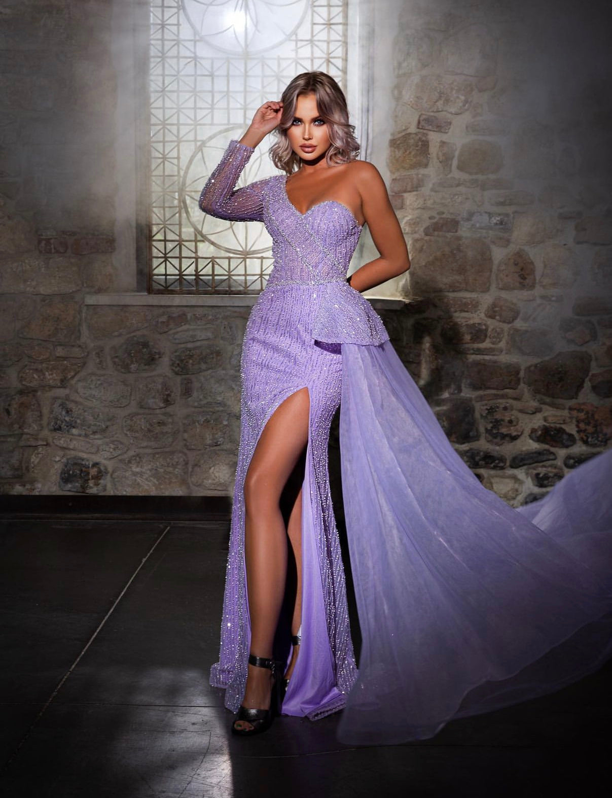 NoraCoutureNY Couture Dress The Evelyn Gown custom made by NoraCoutureNY
