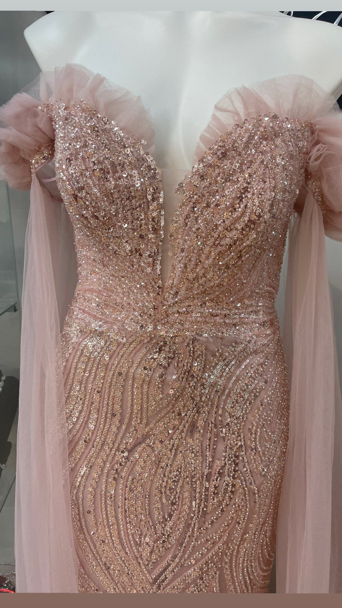 NoraCoutureNY Couture Dress The Lily Gown custom made by NoraCoutureNY