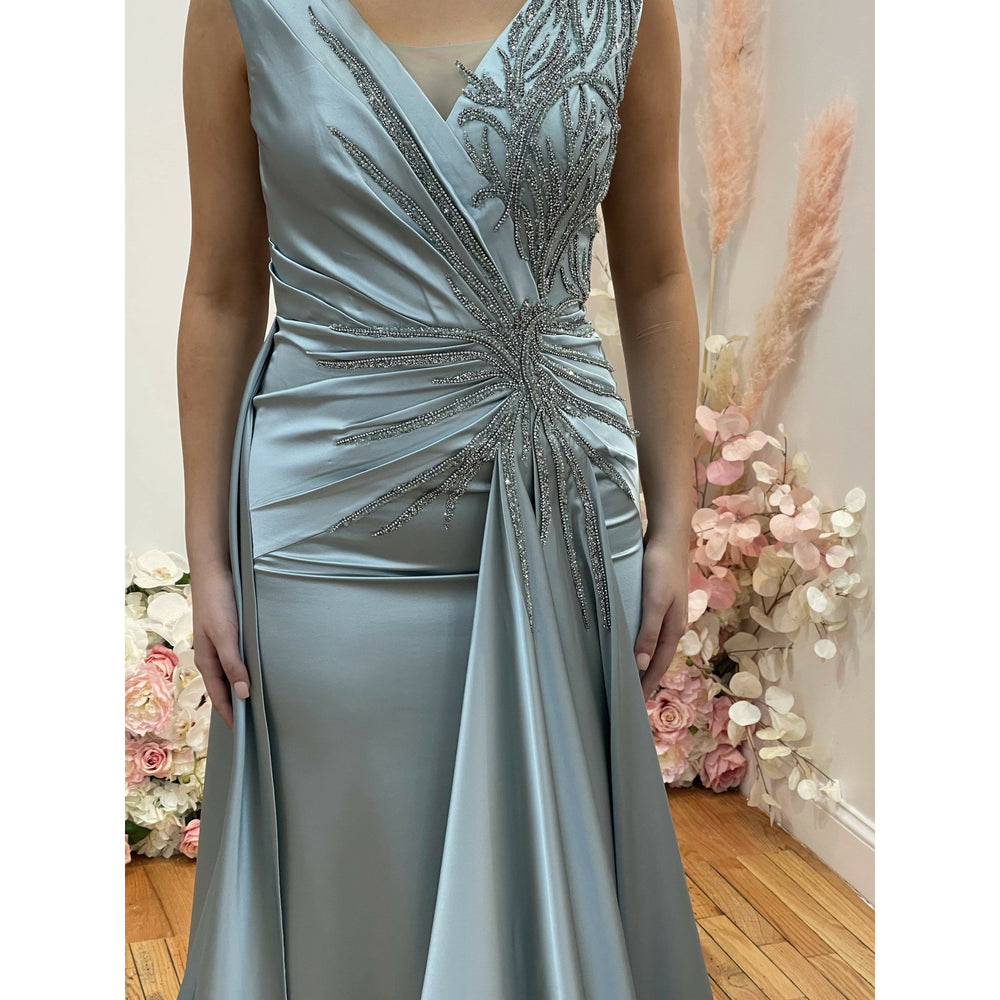 NoraCoutureNY Evening Dress The Aurora Evening Embellished Gown