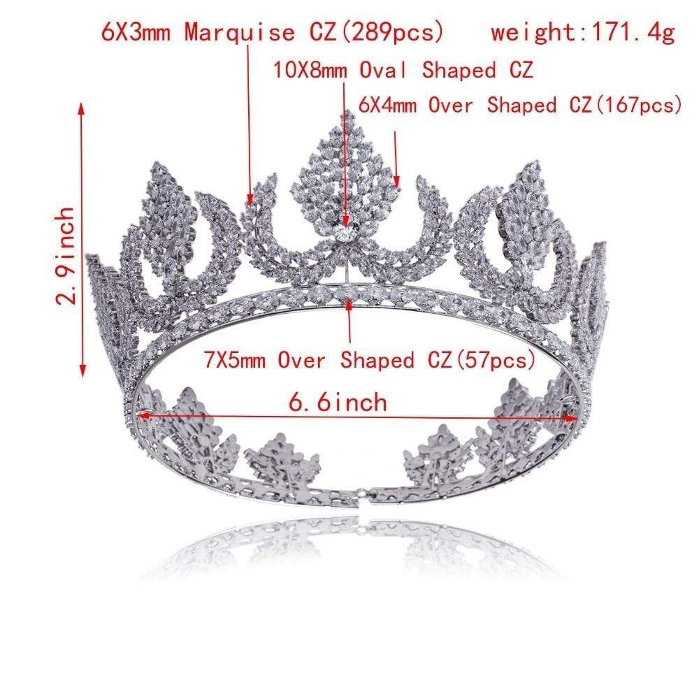 Madalena Bridal Crown - NorasBridalBoutiqueNY