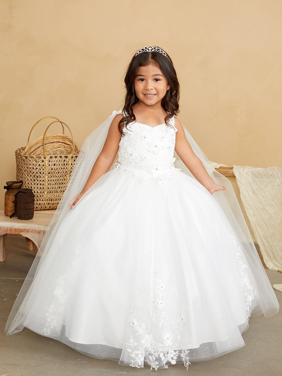 flower girl dresses Daisy Gown By NorasBridalBoutiqueNY 4 / White One-Shoulder Cutout Floral Tie-Dye Bodycon Dress SIZES:42X30 Aidan Mattox Crepe Back Easy Returns