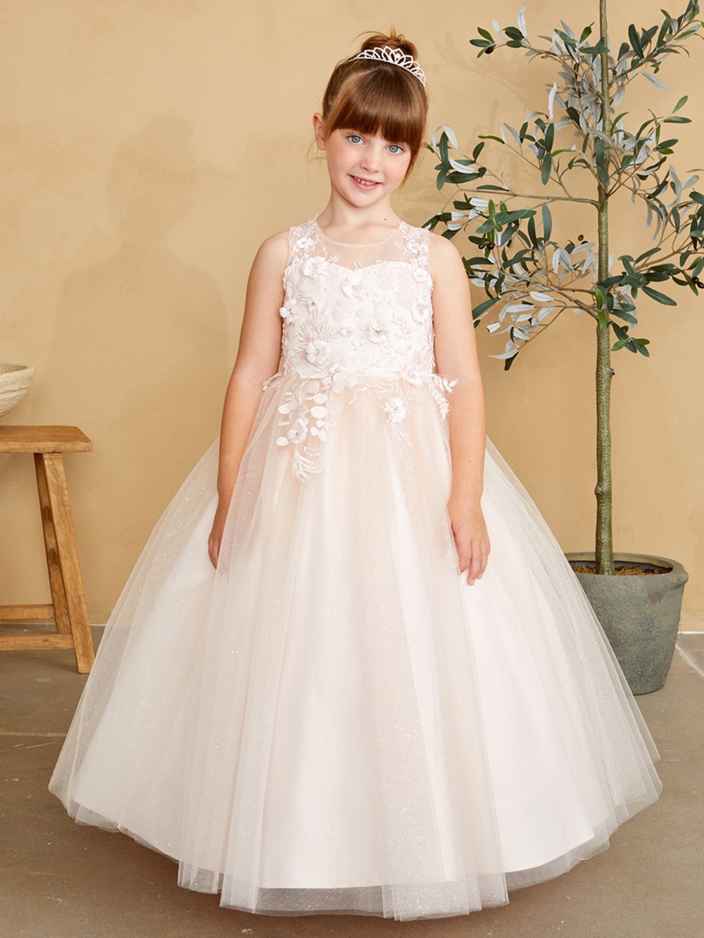 NorasBridalBoutiqueNY Flower Girl Dress Rosie Flower Girl Gown By NorasBridalBoutiqueNY