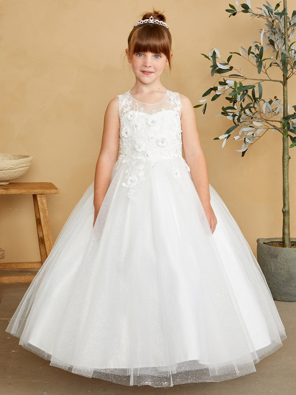 NorasBridalBoutiqueNY Flower Girl Dress Rosie Flower Girl Gown By NorasBridalBoutiqueNY