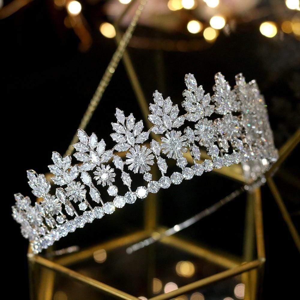Nicole Bridal Tiara - NorasBridalBoutiqueNY