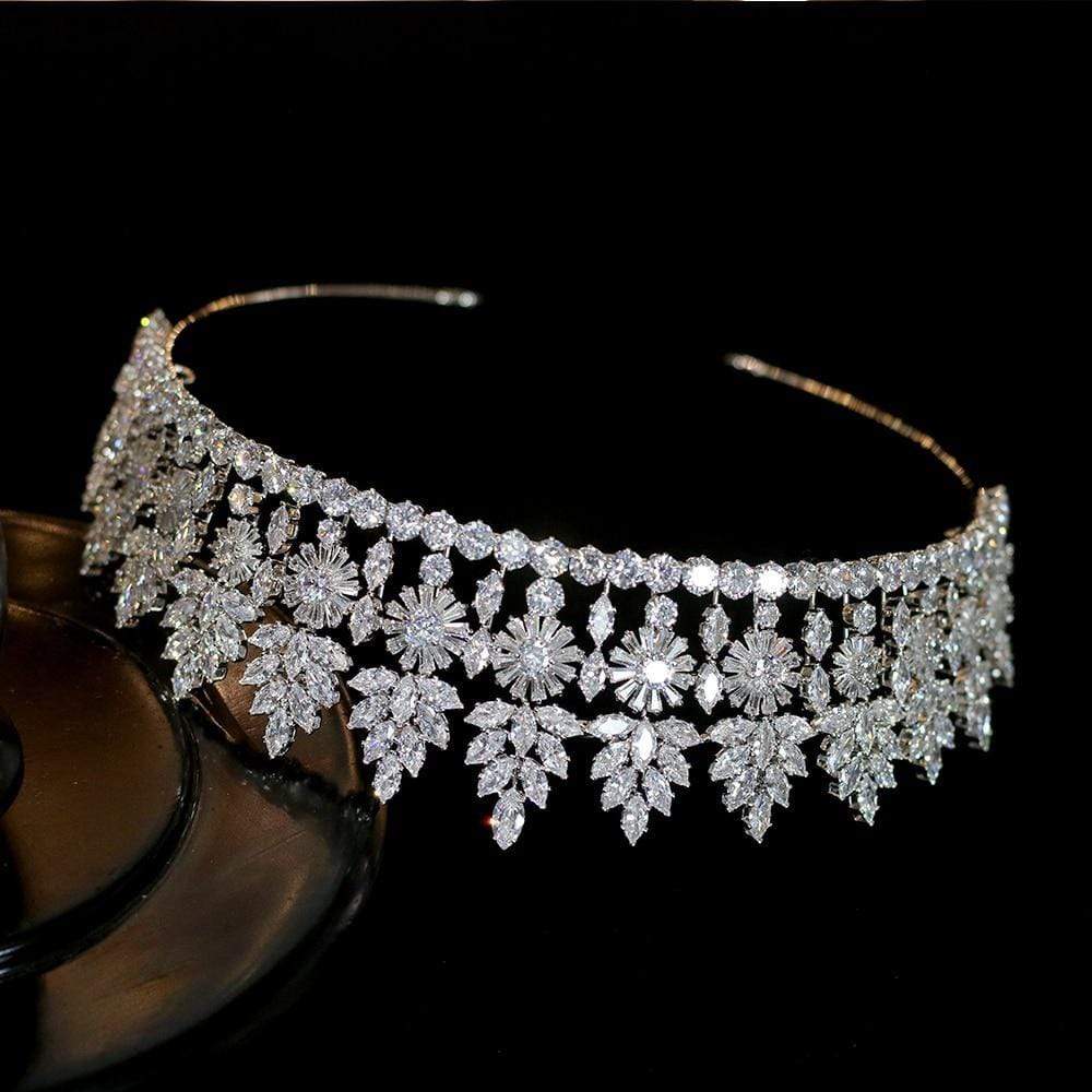 Nicole Bridal Tiara - NorasBridalBoutiqueNY