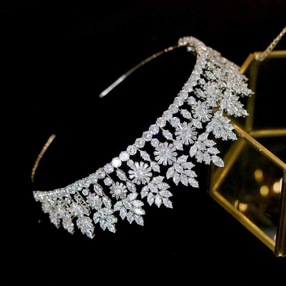 Nicole Bridal Tiara - NorasBridalBoutiqueNY