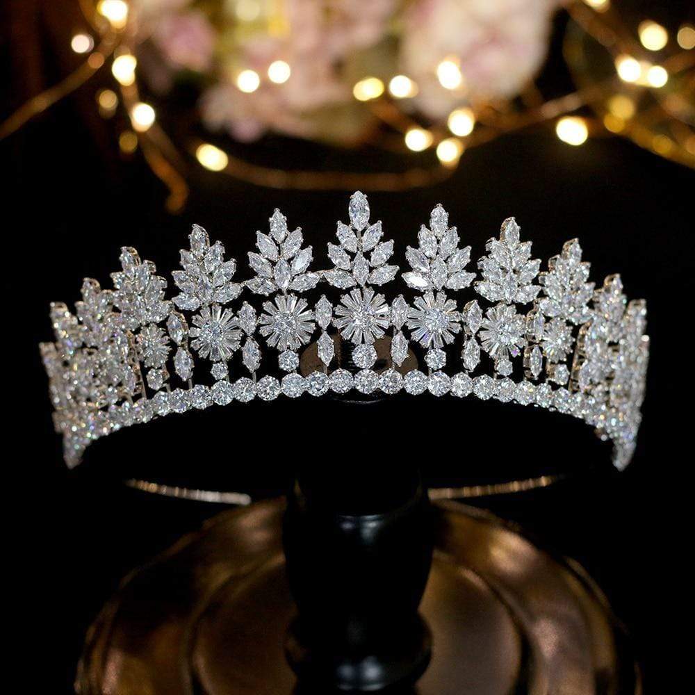 Nicole Bridal Tiara - NorasBridalBoutiqueNY