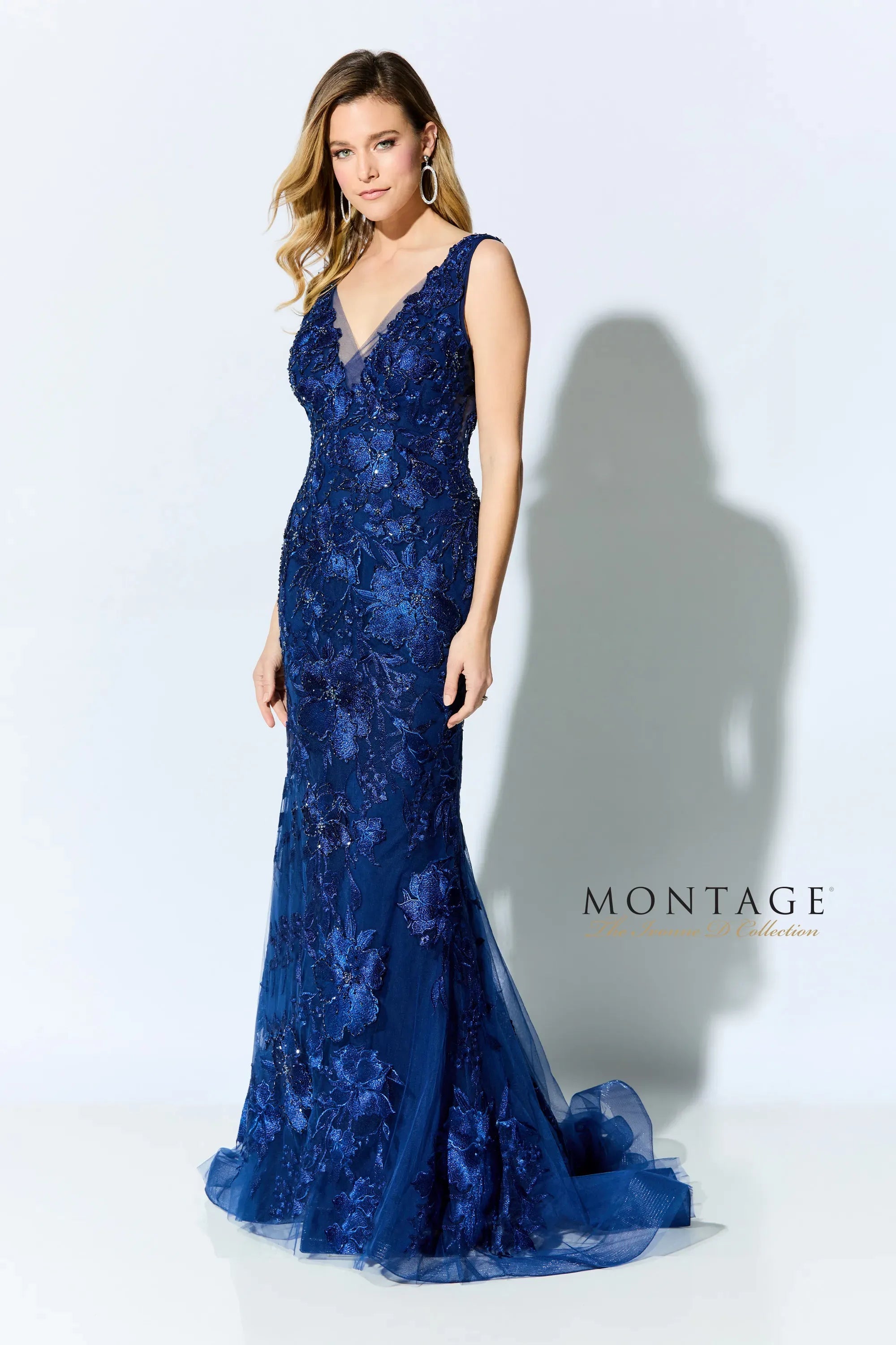 NorasBridalBoutiqueNY Ivonne D ID902 for Mon Cheri LACED OMBRE FORMAL GOWN