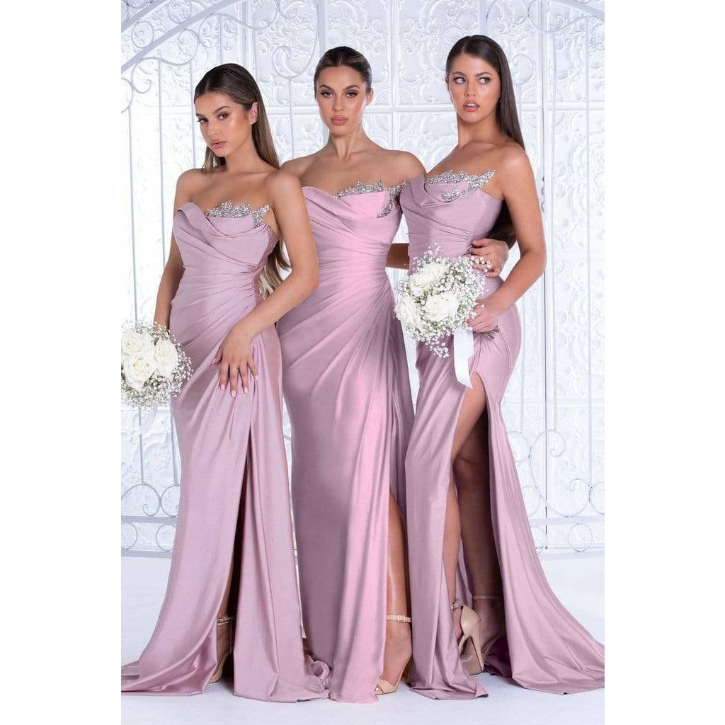 PS21218 Portia and Scarlett Bridesmaid Dress 12 / Ice