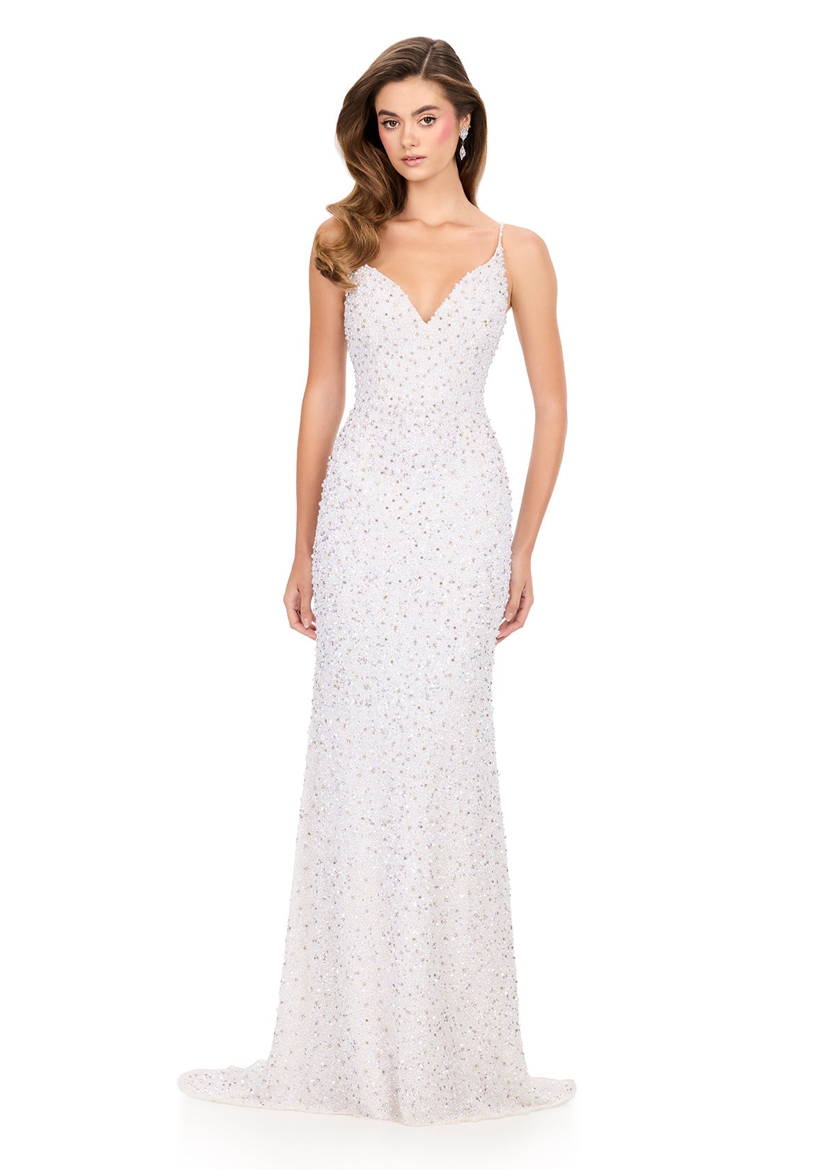 ASHLEYlauren 12244 Ivory front
