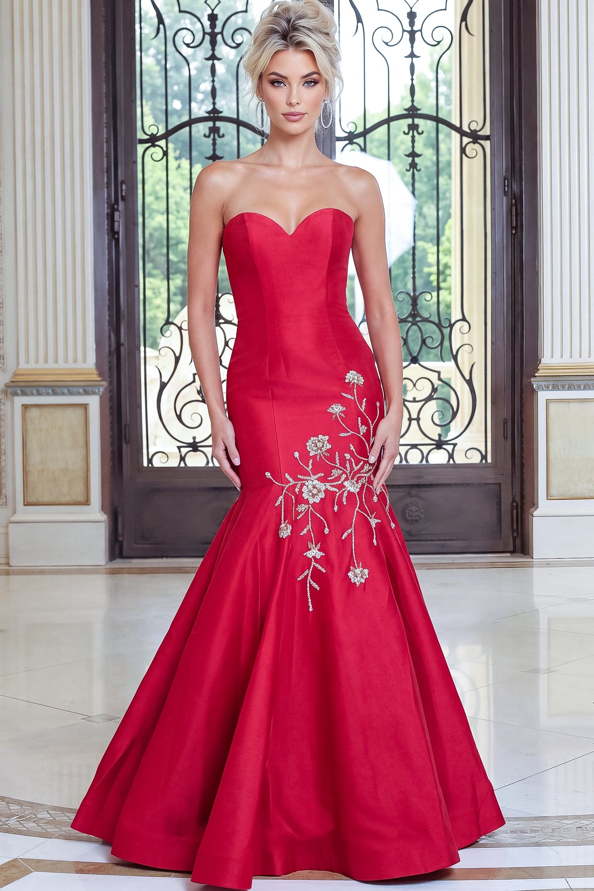 Jovani 53140 Strapless Sweetheart Mermaid Gown
