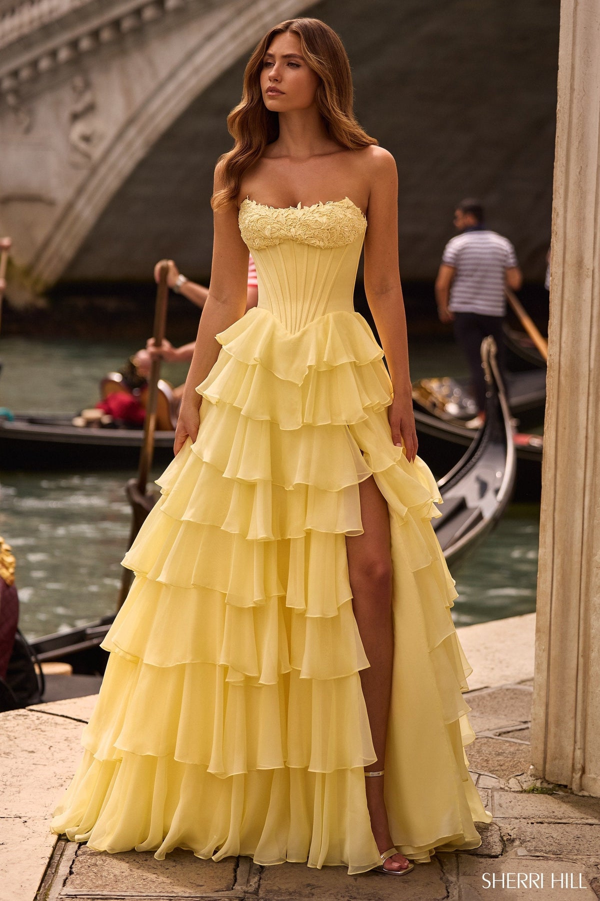 Sherri Hill 57541 Yellow