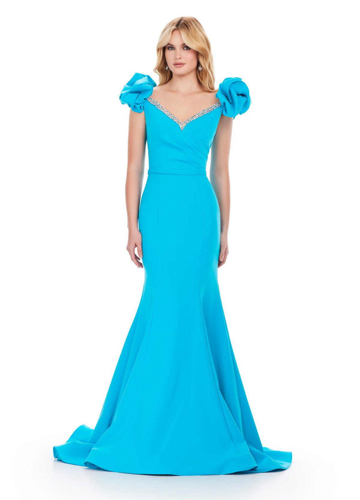 ASHLEYlauren Dresses 00 / Turquoise ASHLEYlauren 11615