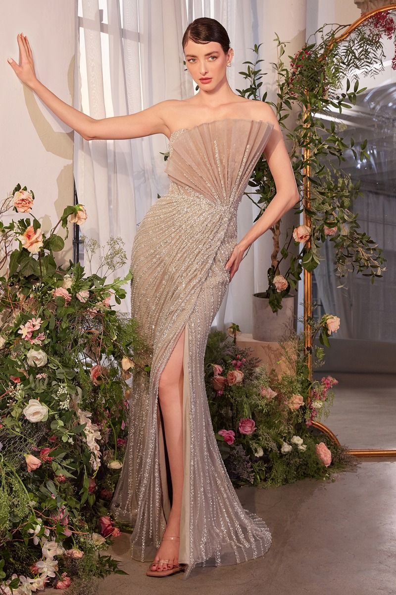 Andrea and Leo Dress 4 / Champagne Andrea & Leo A1436