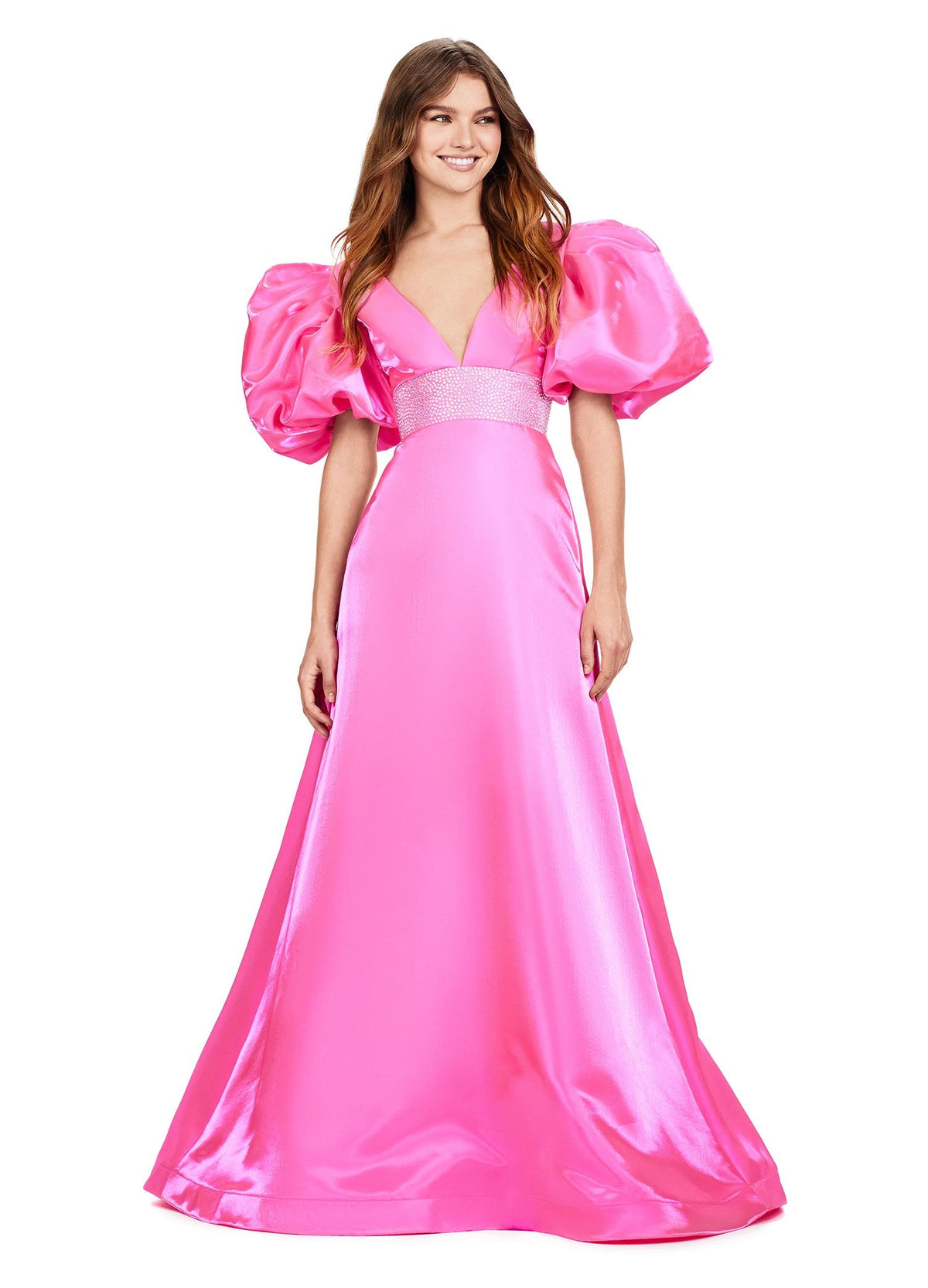 ASHLEYlauren Dresses 0 / Hot Pink ASHLEYlauren 11378