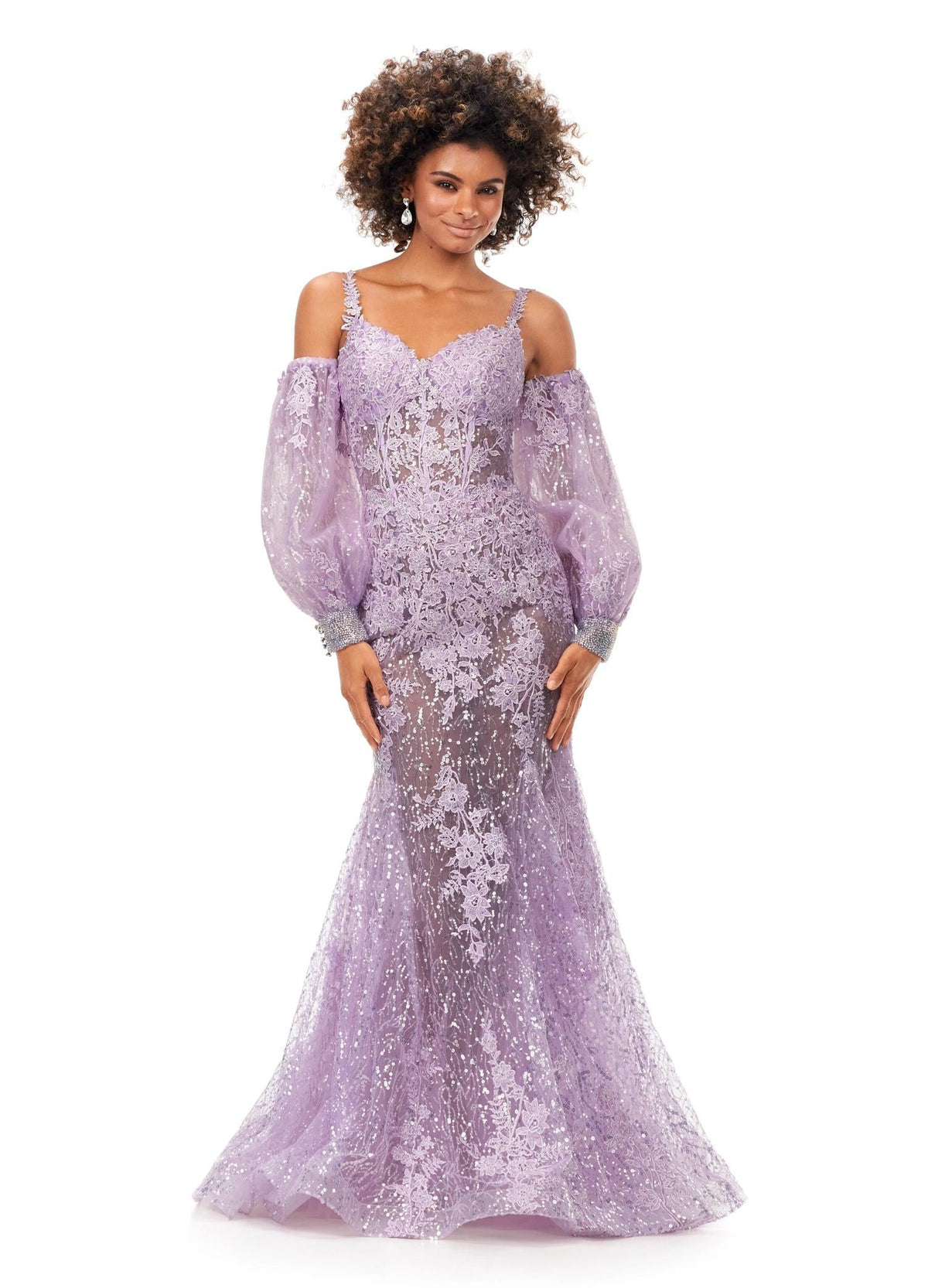 ASHLEYlauren Dresses 0 / Lilac ASHLEYlauren 11335