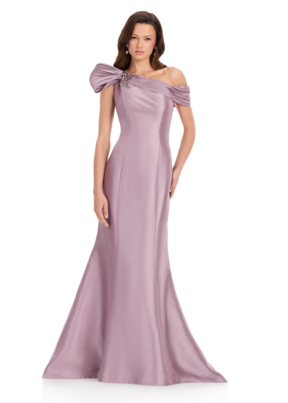 ASHLEYlauren Dresses 0 / Mauve ASHLEYlauren E12370